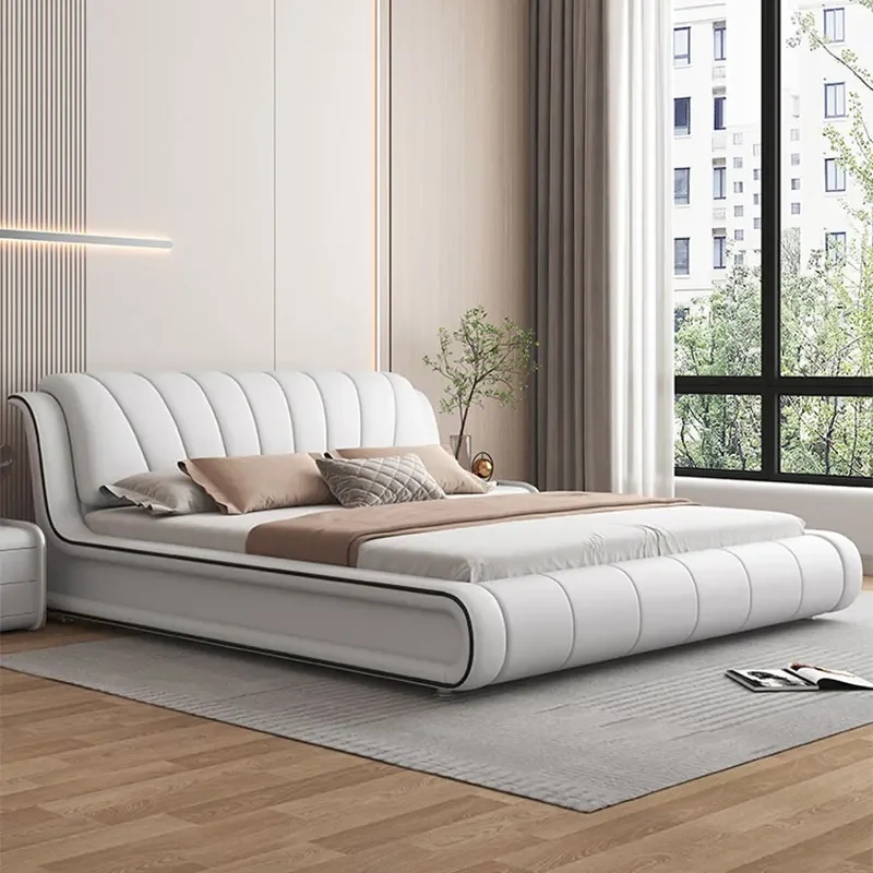 Modern Whitr Queen Double Bed Wood High End Luxury Headboard Double Bed Girl Sleeping Letti Matrimoniali Bedroom Furniture
Modern Whitr Queen Double Bed Wood High End Luxury Headboard Double Bed Girl Sleeping Letti Matrimoniali Bedroom Furniture