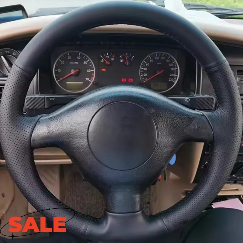 Customizable Handmade Genuine Leather Steering Wheel Cover For VW Golf 4 (IV) Passat B5 Polo Bora Sharan Skoda Fabia 1 (6Y)
Customizable Handmade Genuine Leather Steering Wheel Cover For VW Golf 4 (IV) Passat B5 Polo Bora Sharan Skoda Fabia 1 (6Y)