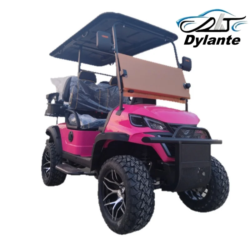Factory Free Customized Color Street Legal 4 Seater 72V Lithium Golf Cart Adult Electric Hunting Vehicle Aluminum Alloy Wheels
Factory Free Customized Color Street Legal 4 Seater 72V Lithium Golf Cart Adult Electric Hunting Vehicle Aluminum Alloy Wheels