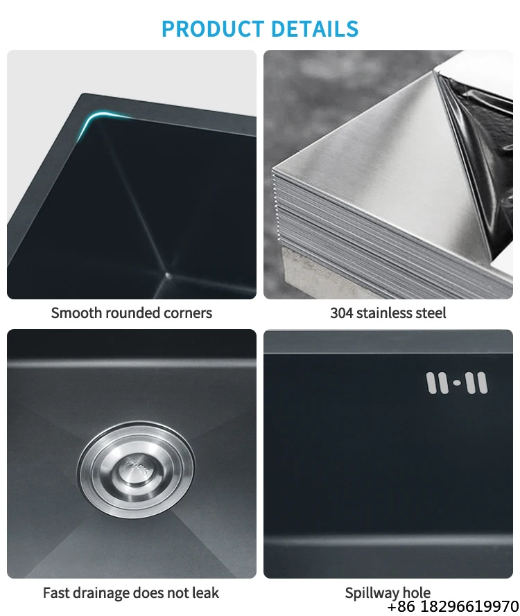 Wholesale Modern Design Double Bowl 304 Stainless Steel Undermount Kitchen Sink Drainer for Apartment Use Square Basin 12L
Wholesale Modern Design Double Bowl 304 Stainless Steel Undermount Kitchen Sink Drainer for Apartment Use Square Basin 12L