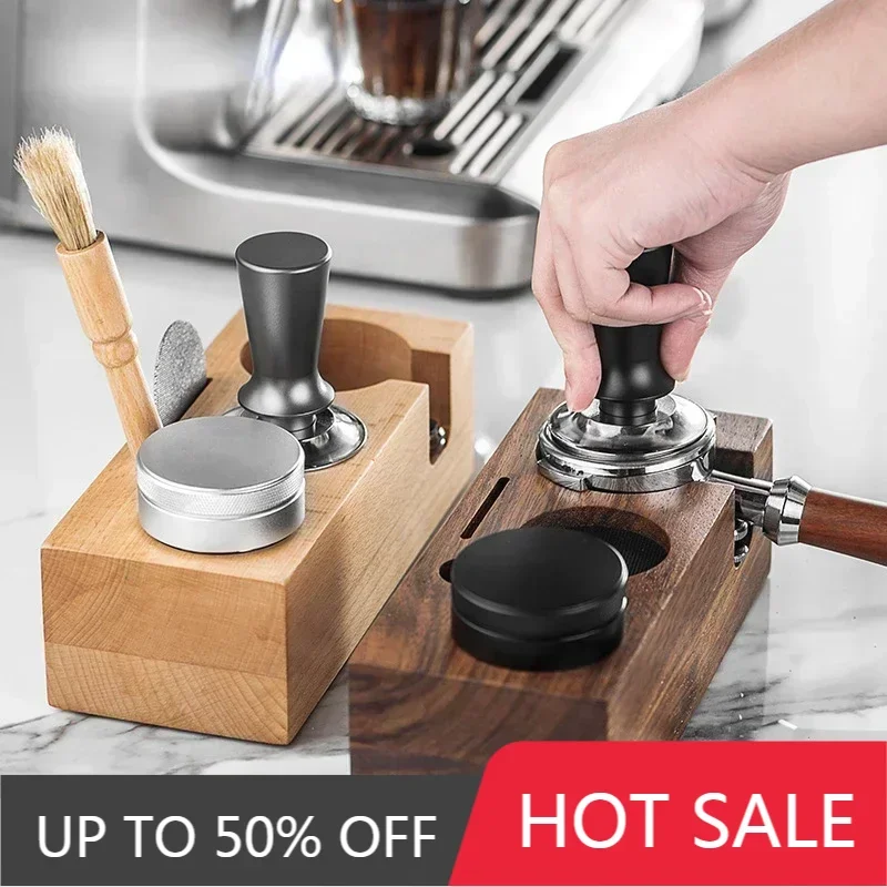 Wooden Coffee Tamper Mat Stand Portafilter Holder 51mm 53mm 58mm Breville Sage Delonghi Espresso Maker Tools Barista Accessory
Wooden Coffee Tamper Mat Stand Portafilter Holder 51mm 53mm 58mm Breville Sage Delonghi Espresso Maker Tools Barista Accessory