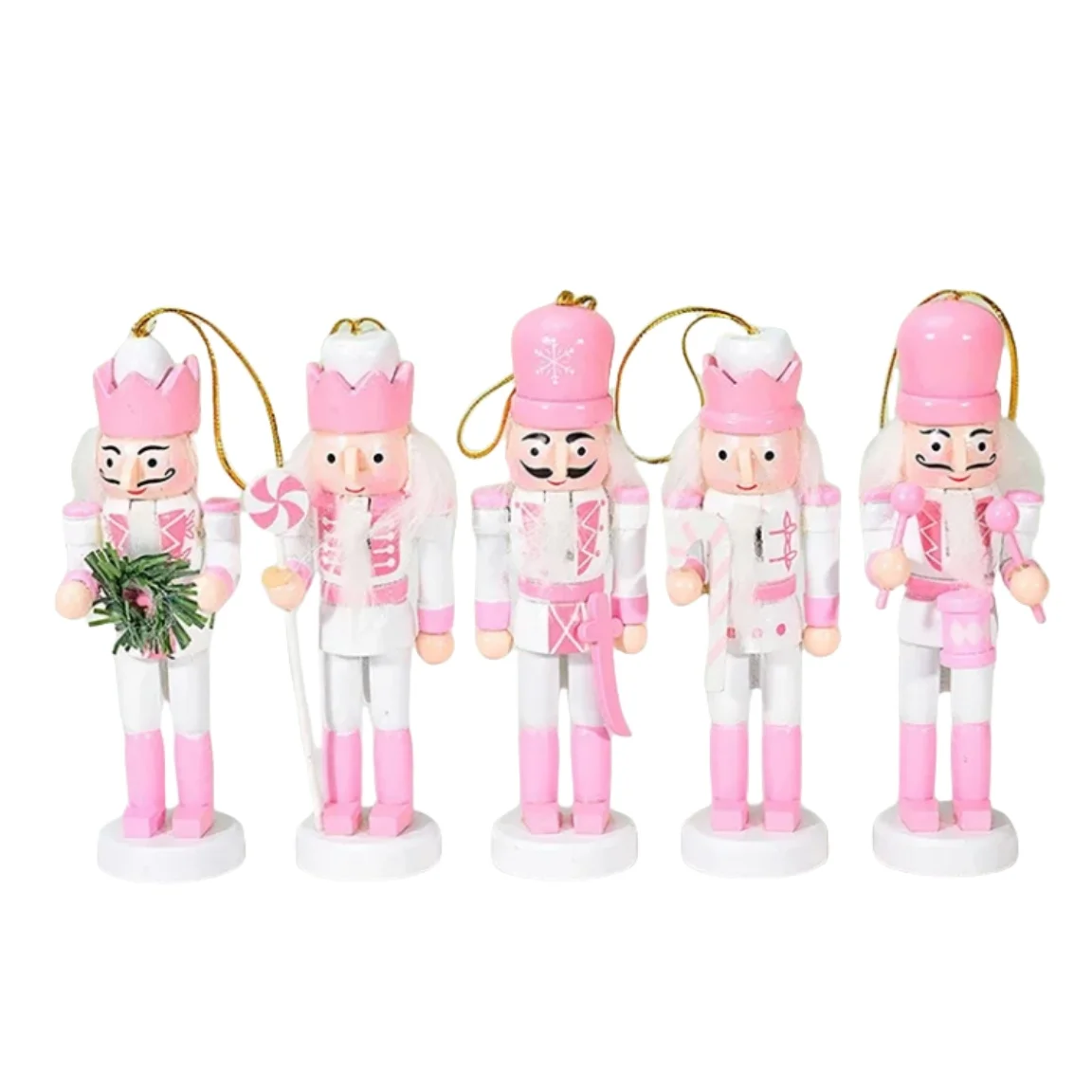 1Pc 13CM Cute White&Pink Wooden Nutcracker Pendant Vintage Crafts Ornament Christmas New Year Doll Ornaments Decoration Toys
1Pc 13CM Cute White&Pink Wooden Nutcracker Pendant Vintage Crafts Ornament Christmas New Year Doll Ornaments Decoration Toys