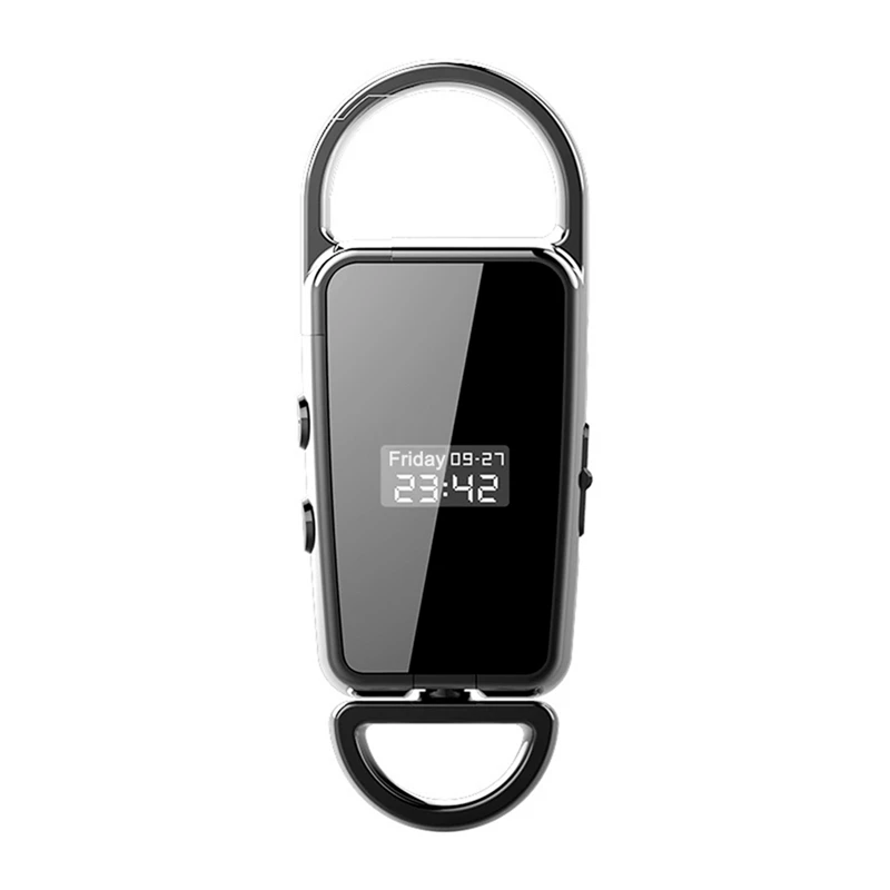 Keychain MP3 Player Keychain Voice-Controlled Recorder Hook Mini Dictaphone Voice Audio
Keychain MP3 Player Keychain Voice-Controlled Recorder Hook Mini Dictaphone Voice Audio