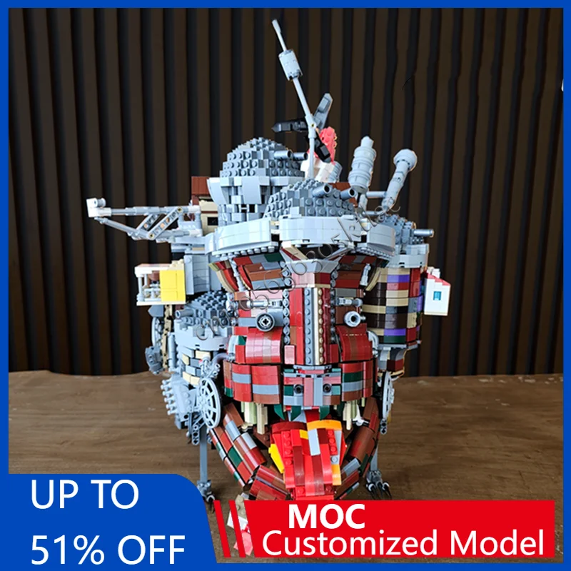 5737PCS Moc Customize Howlss Moving Castle Model Building Blocks DIY Creative Assembly Educational Bricks Toys Kids Holiday Gift
5737PCS Moc Customize Howlss Moving Castle Model Building Blocks DIY Creative Assembly Educational Bricks Toys Kids Holiday Gift