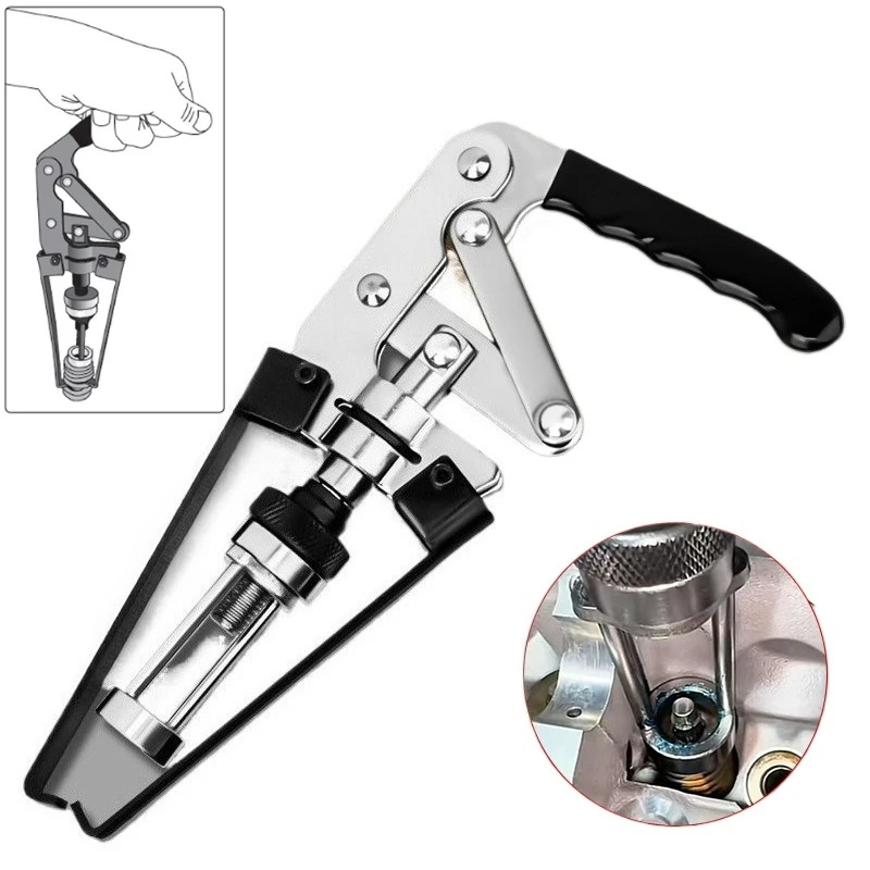Overhead Valve Spring Remover Compressor Stem Engine Seal Keeper Replace Tool
Overhead Valve Spring Remover Compressor Stem Engine Seal Keeper Replace Tool