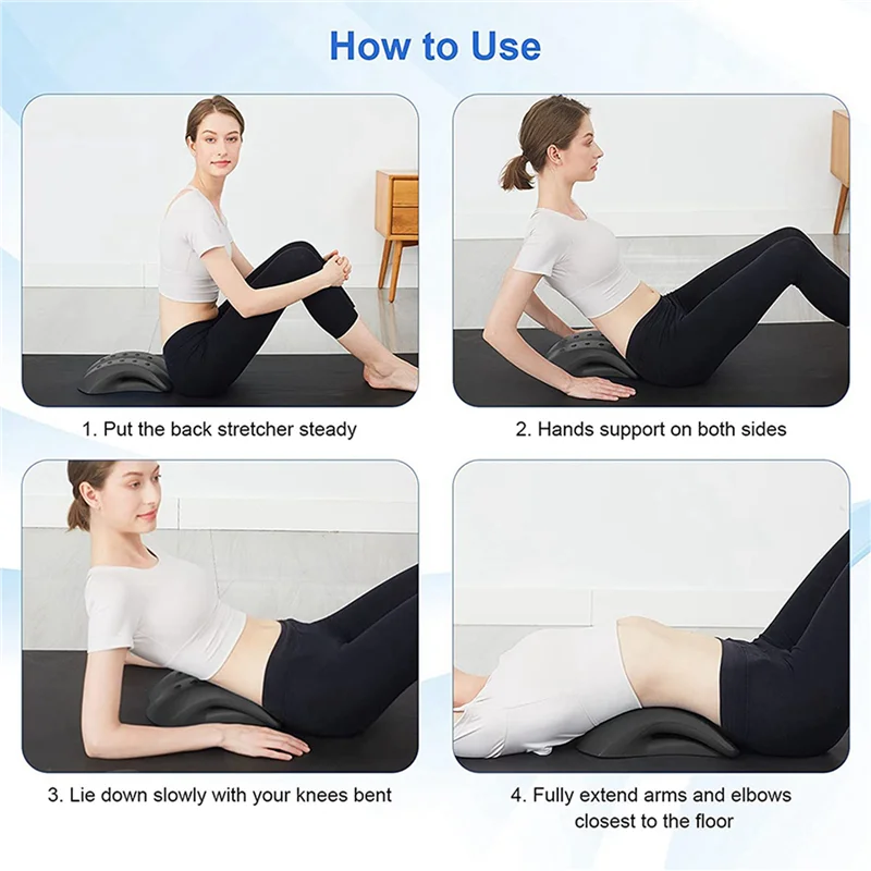 ABIT 2X Lower Back Stretcher Foam Device ,Lumbar Support Device, Spinal Deck Pain Relief ,Lumbar Traction Cushion Black
ABIT 2X Lower Back Stretcher Foam Device ,Lumbar Support Device, Spinal Deck Pain Relief ,Lumbar Traction Cushion Black