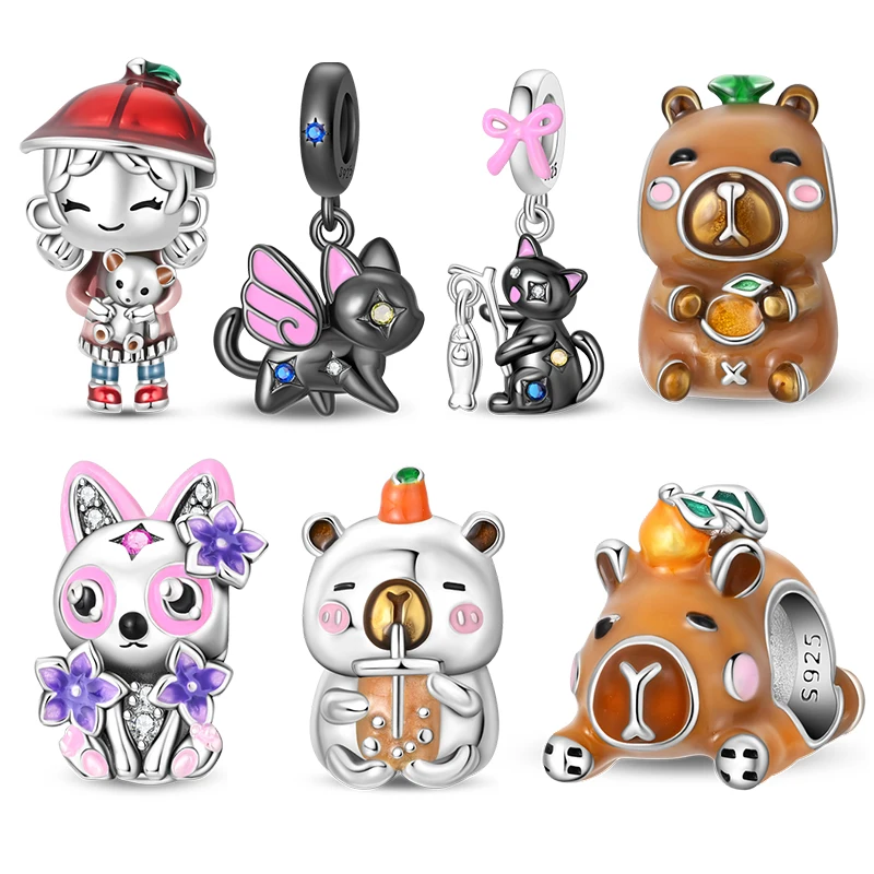 Подвески из серебра 925 пробы подходят для оригинального браслета 3 мм 925 женские Capibara милые домашние животные подвески набор бусин DIY ювелирные изделия подарки Лидер продаж
Подвески из серебра 925 пробы подходят для оригинального браслета 3 мм 925 женские Capibara милые домашние животные подвески набор бусин DIY ювелирные изделия подарки Лидер продаж