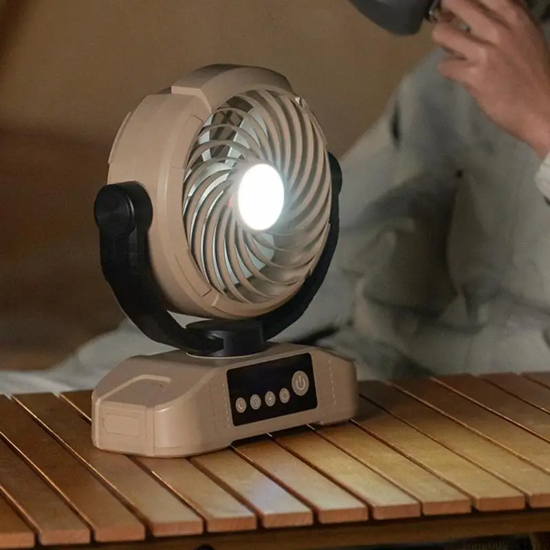 D0AB 20000mAh Camping Fan Rechargeable Table Fan USB Fan with LED Light Rotation
D0AB 20000mAh Camping Fan Rechargeable Table Fan USB Fan with LED Light Rotation