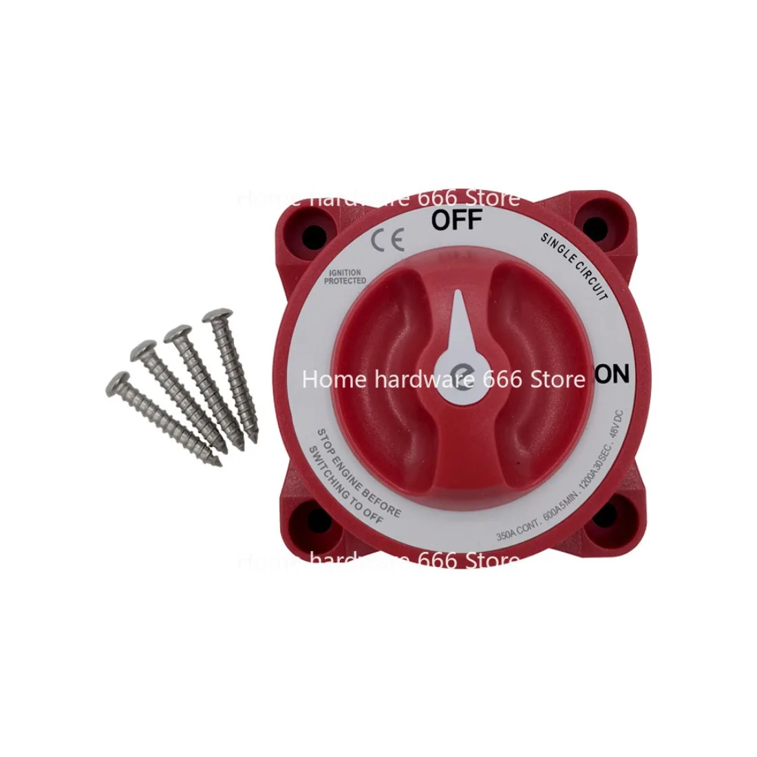 RV Boat Single Circuit Battery Switch Panel, Marine Equipment Accessories, Suitable for Marine Yacht RV
RV Boat Single Circuit Battery Switch Panel, Marine Equipment Accessories, Suitable for Marine Yacht RV