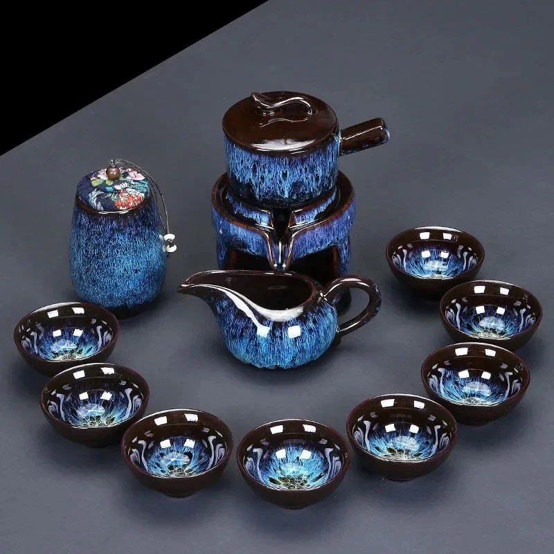 8 Pcs Set Semi Automatic Tea Sets Chinese Ceramic Purple Clay Tea Set Tea Cup The Kung Fu Teapot Set
8 Pcs Set Semi Automatic Tea Sets Chinese Ceramic Purple Clay Tea Set Tea Cup The Kung Fu Teapot Set