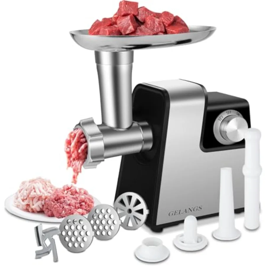 Electric Meat Grinder 350W 2800W Max Sausage Stuffer Maker with Sausage Stuffer Tubes and Kubbe Kit Food Grinder with Blade and
Electric Meat Grinder 350W 2800W Max Sausage Stuffer Maker with Sausage Stuffer Tubes and Kubbe Kit Food Grinder with Blade and