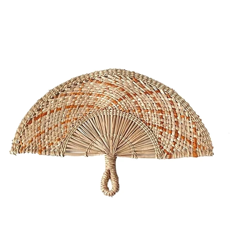 Hand Woven Seagrass Hanging Fan Unique Wall Hanging Design Handmade Fan With Wrapped Handle Boho Style For Living Room
Hand Woven Seagrass Hanging Fan Unique Wall Hanging Design Handmade Fan With Wrapped Handle Boho Style For Living Room