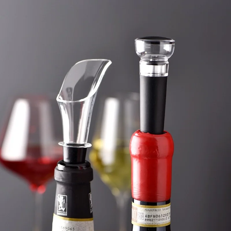 Wine Bottle Opener Set Air Pump Pressure Corkscrew with Vacuum Stopper and Pourer Foil Cutter Kit Kitchen Bar Accessories
Wine Bottle Opener Set Air Pump Pressure Corkscrew with Vacuum Stopper and Pourer Foil Cutter Kit Kitchen Bar Accessories