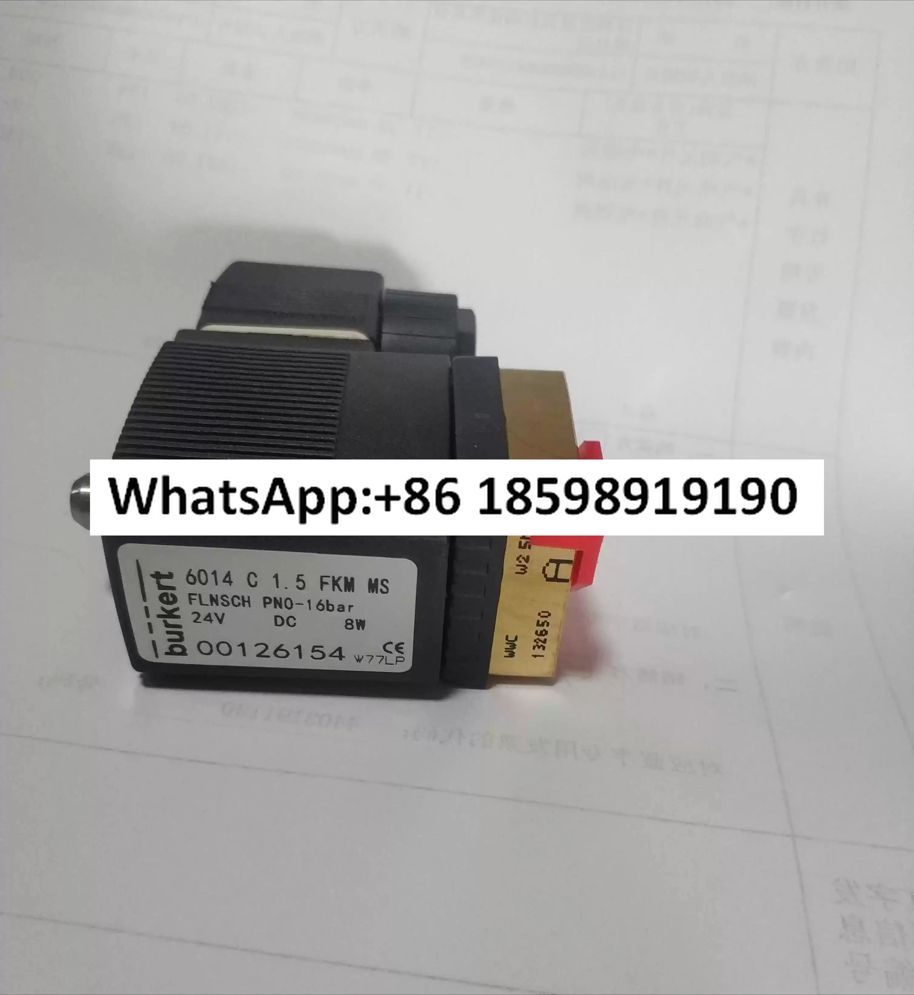 Solenoid valve 6014 C 1 5 00126154 00126155 00125366 Pneumatic control valve 24V
Solenoid valve 6014 C 1 5 00126154 00126155 00125366 Pneumatic control valve 24V