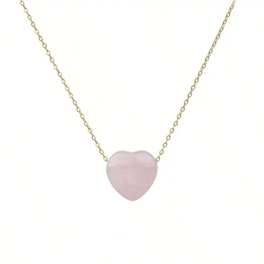 Natural Agate Heart Pendant Stainless Steel Chain Necklace For Women
Natural Agate Heart Pendant Stainless Steel Chain Necklace For Women