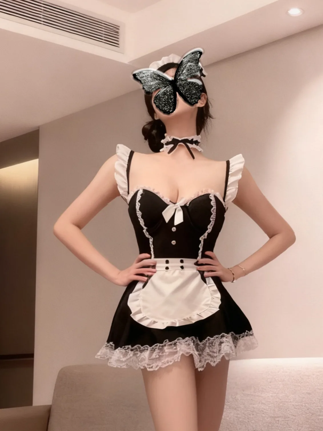 Sexy Dr Women's Maidsuit Faion Design Sensual Pure Desire Sle Bal Gown with Lace Trim ort Skirt A-Line
Sexy Dr Women's Maidsuit Faion Design Sensual Pure Desire Sle Bal Gown with Lace Trim ort Skirt A-Line