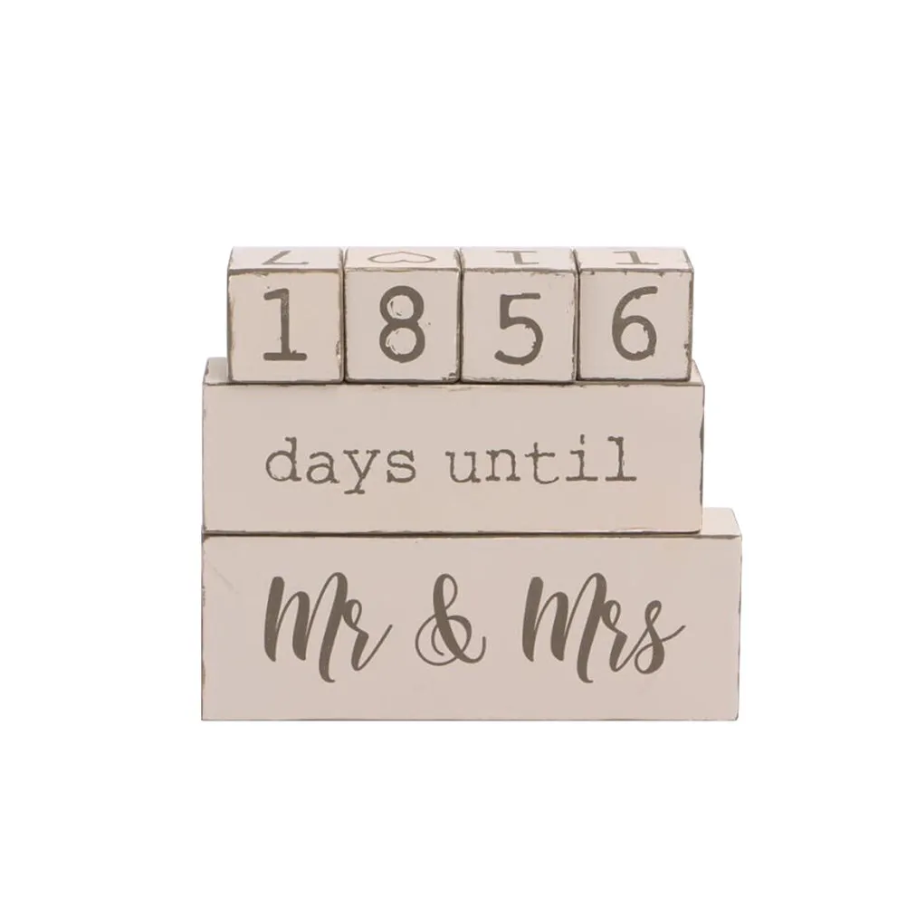 Premium Wooden Countdown Calendar Building Fun Manual Date Change Decor for Couples Wedding Anniversary Gift Desktop
Premium Wooden Countdown Calendar Building Fun Manual Date Change Decor for Couples Wedding Anniversary Gift Desktop
