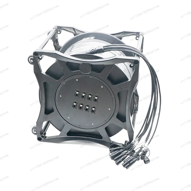RJ45 to RJ45 Snake Cable Drum 30-80M, Stackable Die-Cast Aluminum Reel, Professional Ethernet Cable Reel
RJ45 to RJ45 Snake Cable Drum 30-80M, Stackable Die-Cast Aluminum Reel, Professional Ethernet Cable Reel