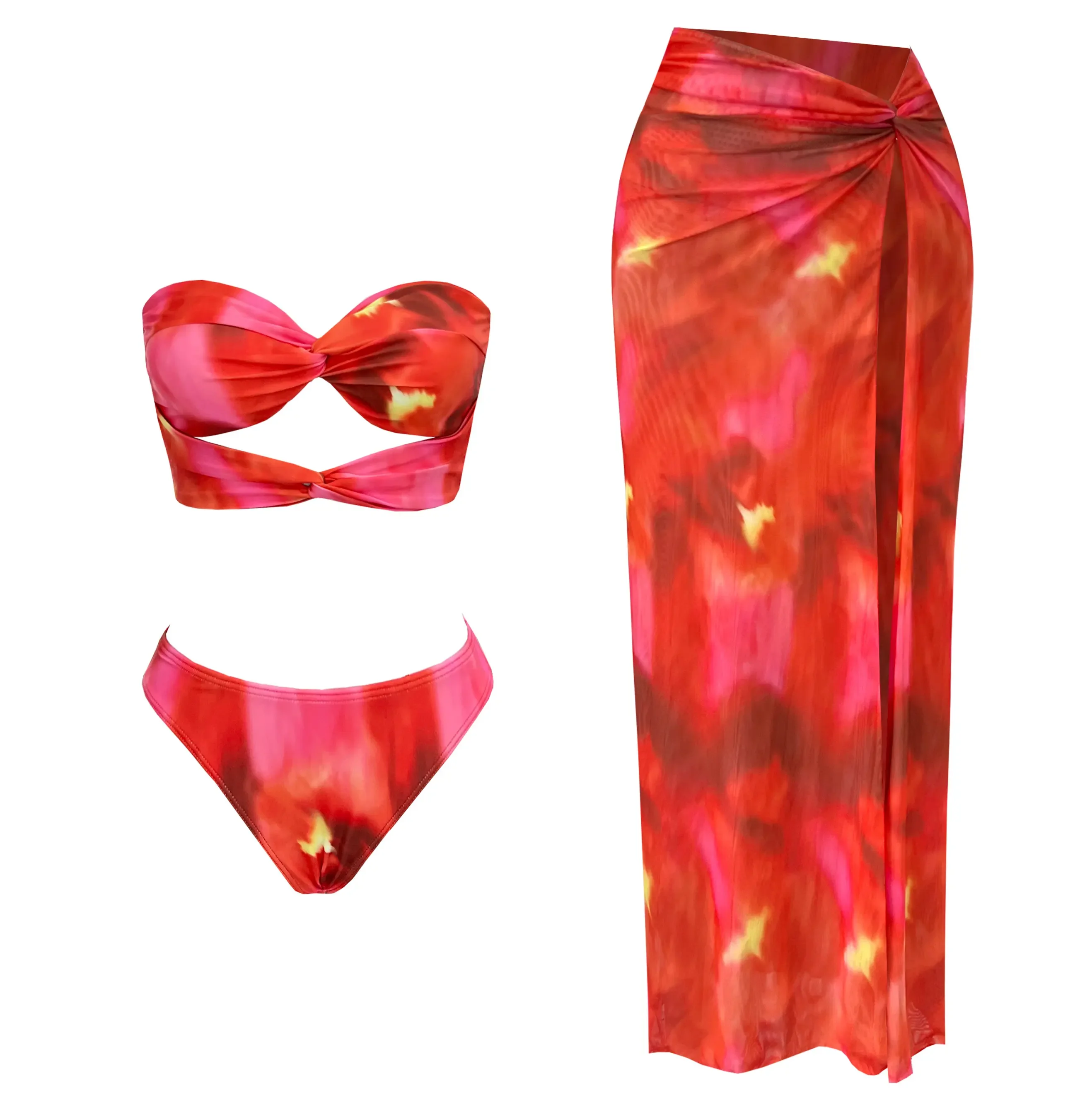 2025 New Gradient Mesh 3Pcs Sexy Bikini Set With Cover Up Swimsuit Women Swimwear Female Off Shoulder Bathingsuit Beachwear
2025 New Gradient Mesh 3Pcs Sexy Bikini Set With Cover Up Swimsuit Women Swimwear Female Off Shoulder Bathingsuit Beachwear