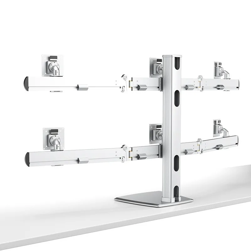 Stand computer six-screen in one column height punching-free robotic arm CL601 lifting type
Stand computer six-screen in one column height punching-free robotic arm CL601 lifting type