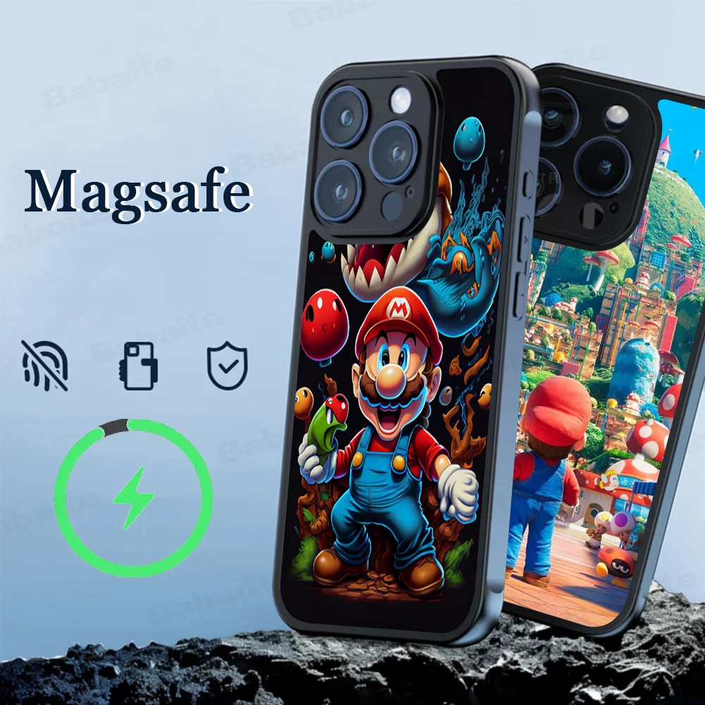 Cartoon Anime Ghosting M-MarioS Phone Case Magnetic Case For IPhone 16 14 13 12 11 15 Pro Max For Magsafe Wireless Charge Cover
Cartoon Anime Ghosting M-MarioS Phone Case Magnetic Case For IPhone 16 14 13 12 11 15 Pro Max For Magsafe Wireless Charge Cover
