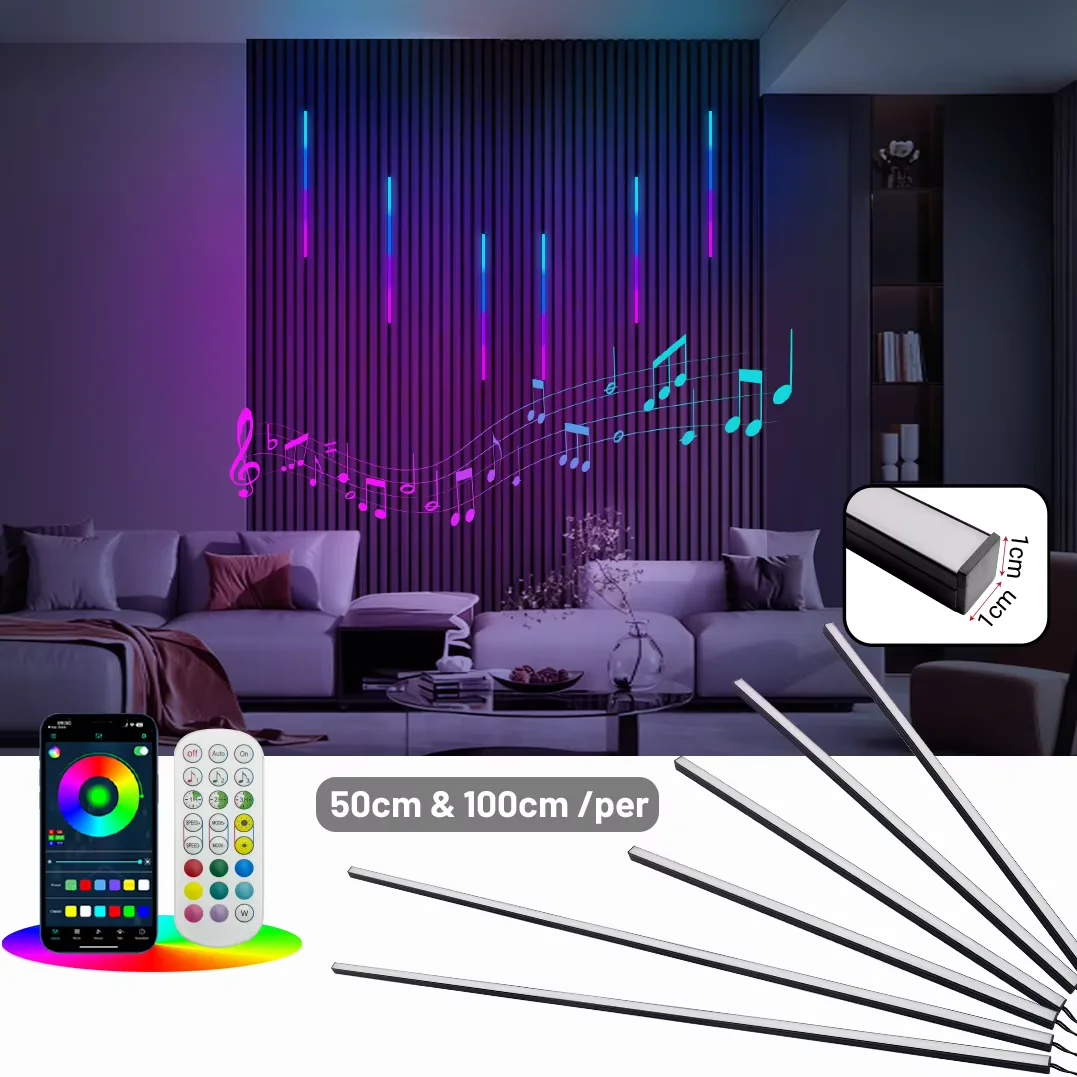 LED Dream Color Recessed Downlight Music Rhythm Lamp App & Remote Control for Gaming Room Wood Slat Wall Panel Decor
LED Dream Color Recessed Downlight Music Rhythm Lamp App & Remote Control for Gaming Room Wood Slat Wall Panel Decor