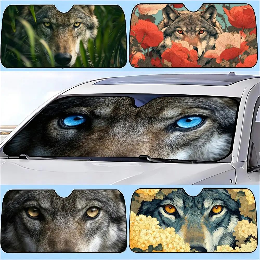Sun Visor Car sun shade, front windshield sun protection cover, automotive sun visor, UV protection P-Wolf Eyes
Sun Visor Car sun shade, front windshield sun protection cover, automotive sun visor, UV protection P-Wolf Eyes