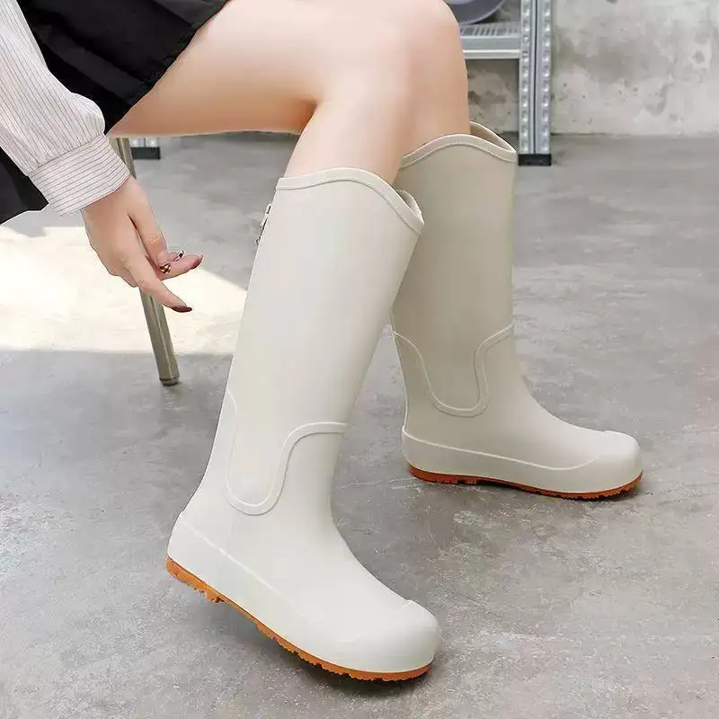 2026 New High-Tube Waterproof Anti-Slip Rain Boots Women's Long Tube Rubber Shoes for Rainy Days Outdoor Wear Comfortable
2026 New High-Tube Waterproof Anti-Slip Rain Boots Women's Long Tube Rubber Shoes for Rainy Days Outdoor Wear Comfortable
