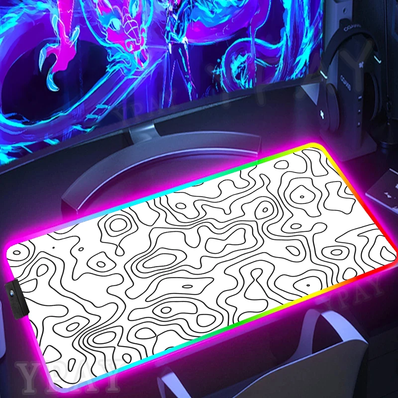 RGB Mouse Mat Black And White Large Mouse Pad Gamer Mousepads LED Gaming Mousepad Big Luminous Desk Pads PC Desk Mats Backlit
RGB Mouse Mat Black And White Large Mouse Pad Gamer Mousepads LED Gaming Mousepad Big Luminous Desk Pads PC Desk Mats Backlit
