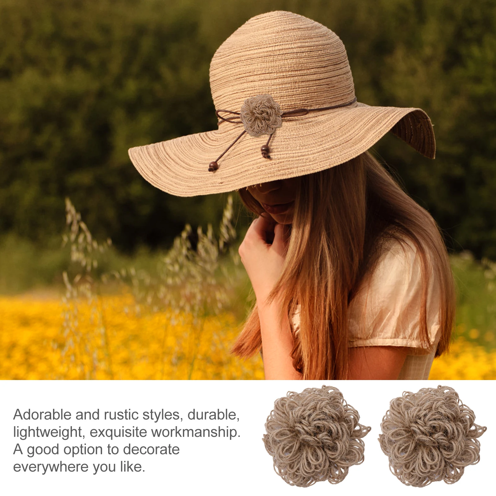 10 Pcs Line Cloth Decoration Artificial Flowers Burlap Large Bridal Shower Christmas Jute Rose Ornaments for Crafts Mother
10 Pcs Line Cloth Decoration Artificial Flowers Burlap Large Bridal Shower Christmas Jute Rose Ornaments for Crafts Mother
