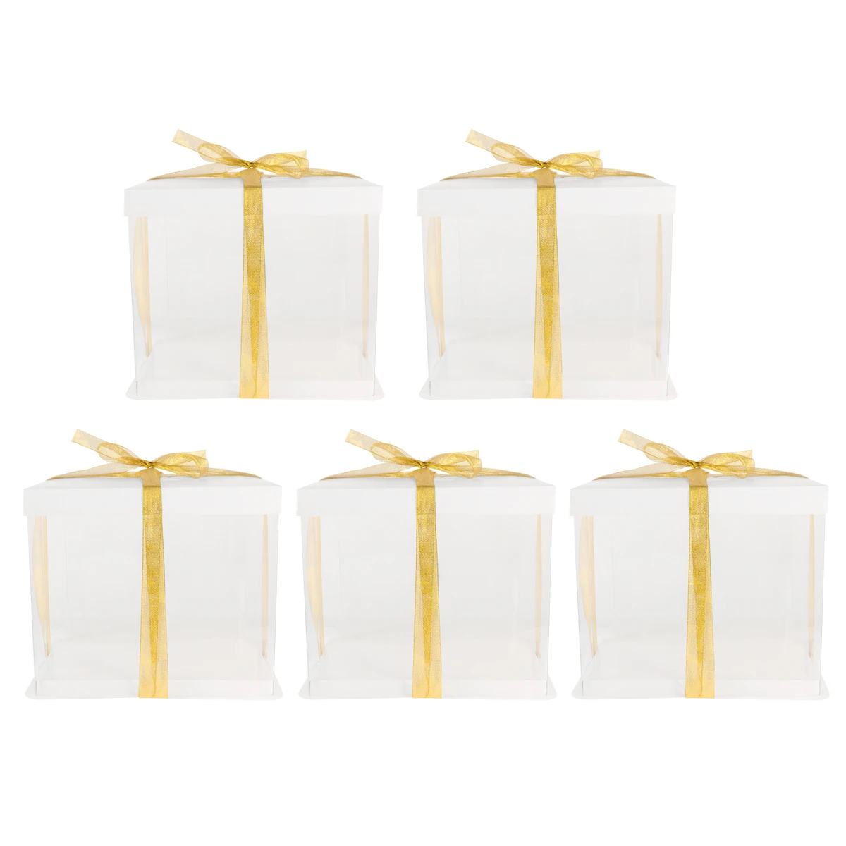 5pcs Double Layer Cake Box Storage Container PET Paper Material Reusable Transparent Packaging Boxes For Bakery
5pcs Double Layer Cake Box Storage Container PET Paper Material Reusable Transparent Packaging Boxes For Bakery
