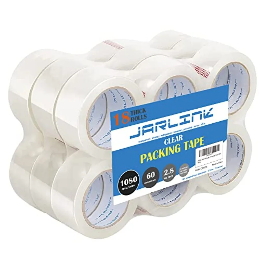Clear Packing Tape Rolls Heavy Duty Packaging Tape for Shipping Packaging Moving Sealing Stronger and Thicker 2.8mil 1.88 Inch
Clear Packing Tape Rolls Heavy Duty Packaging Tape for Shipping Packaging Moving Sealing Stronger and Thicker 2.8mil 1.88 Inch