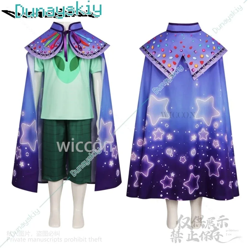 COSda@2025 New Anime Movie Elio Cosplay Earth Performance Costume Cloak Pants T-shirt For Boy Roleplay Halloween Christmas Custo
COSda@2025 New Anime Movie Elio Cosplay Earth Performance Costume Cloak Pants T-shirt For Boy Roleplay Halloween Christmas Custo