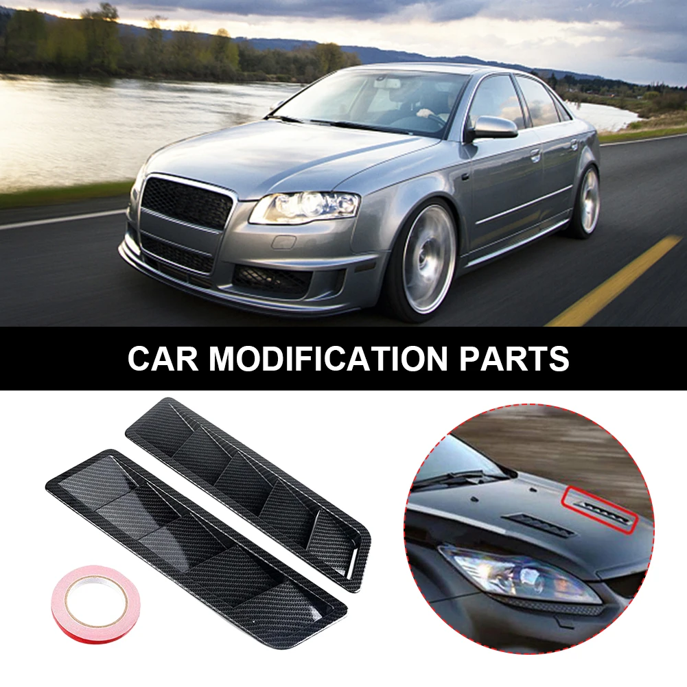 Car Decorative Cover Carbon Patterned Air Flow Intake Scoop Bonnet Side Fender Vent Louver Scoop Cover Automobile Parts
Car Decorative Cover Carbon Patterned Air Flow Intake Scoop Bonnet Side Fender Vent Louver Scoop Cover Automobile Parts