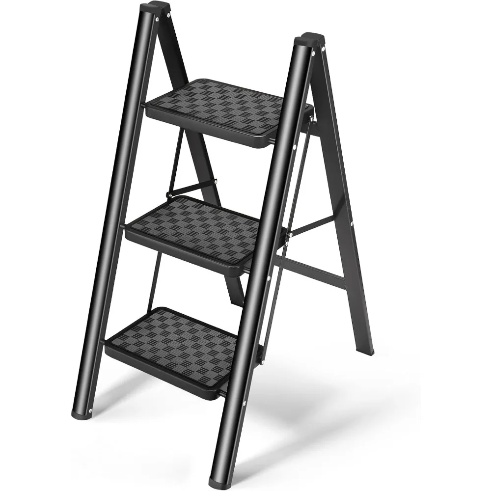 3 Step Ladder Folding Steps Stool, 330 Lbs Capacity Steps Stool for Adults, Closet Step Stool Ladder with Anti-Slip
3 Step Ladder Folding Steps Stool, 330 Lbs Capacity Steps Stool for Adults, Closet Step Stool Ladder with Anti-Slip