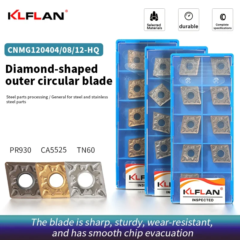 CNMG120408 CNMG120404 External Turning Ceramic Inserts High-Quality Cemented Carbide Inserts For Stainless Stee, Steel,Cast Iron
CNMG120408 CNMG120404 External Turning Ceramic Inserts High-Quality Cemented Carbide Inserts For Stainless Stee, Steel,Cast Iron