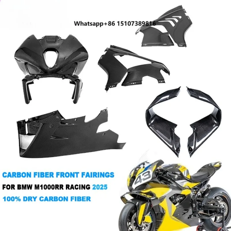 Carbon Real Full Pre-preg Dry Carbon Fiber Motorcycle Full Set Track / Street Carbon Fairings for M1000RR Race 2025+
Carbon Real Full Pre-preg Dry Carbon Fiber Motorcycle Full Set Track / Street Carbon Fairings for M1000RR Race 2025+