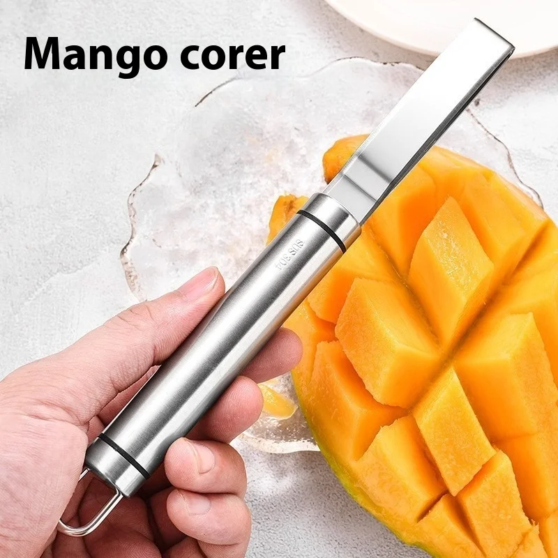 1PC Stainless Steel Mango Fruit Corer Remover Tool for Mango Pineapple Avocado Core Slicer Remover Easy Grip Kitchen Gadget
1PC Stainless Steel Mango Fruit Corer Remover Tool for Mango Pineapple Avocado Core Slicer Remover Easy Grip Kitchen Gadget