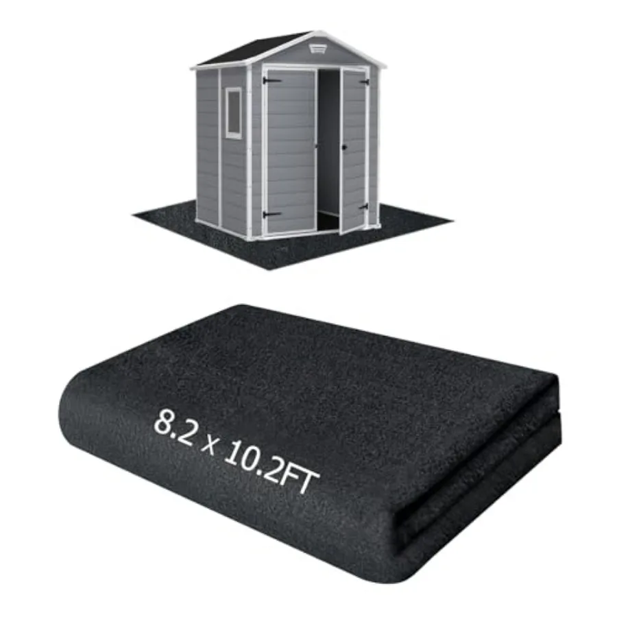 Outdoor Storage Shed Floor Mat, 8.2*10.2FT Waterproof Washable Garden Flooring Pad with Non Slip Backing, Soft Furniture Patio
Outdoor Storage Shed Floor Mat, 8.2*10.2FT Waterproof Washable Garden Flooring Pad with Non Slip Backing, Soft Furniture Patio