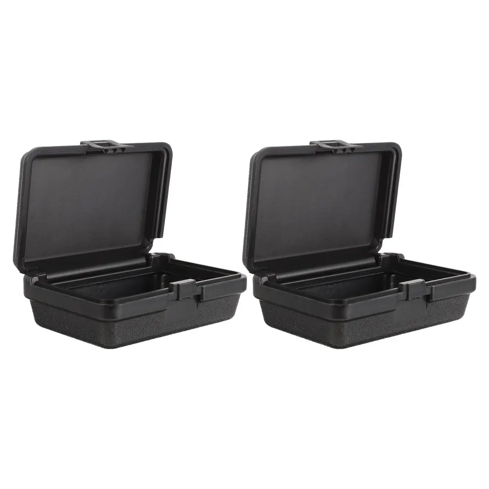 2Pcs Portable Waterproof Tool Box Small Storage Case Mechanics Tools Organizer Black Lightweight Outdoor Hardware Bag Tool
2Pcs Portable Waterproof Tool Box Small Storage Case Mechanics Tools Organizer Black Lightweight Outdoor Hardware Bag Tool