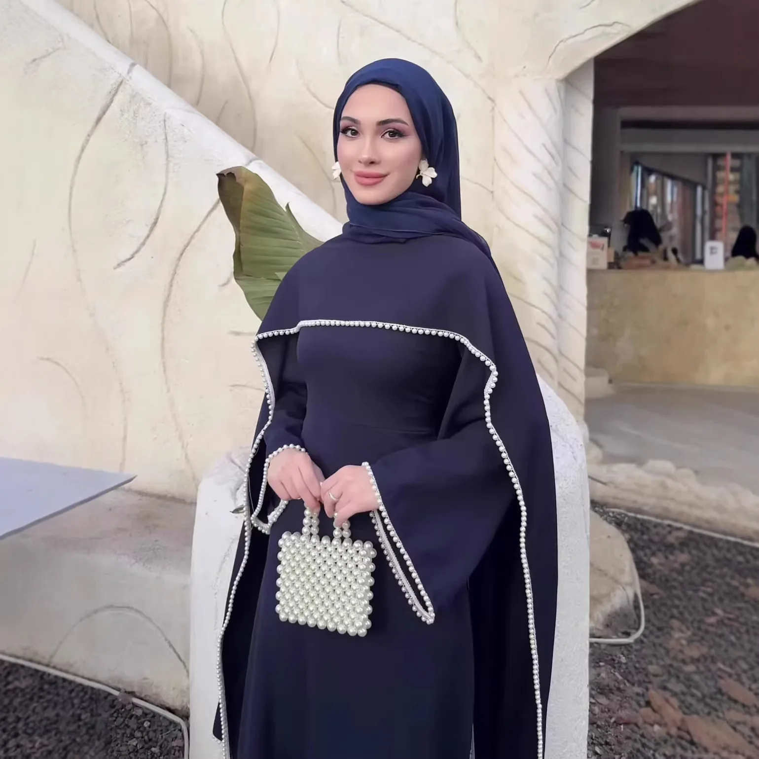 Eid Dresses Women Muslim Party Abaya Beading Dress Hijab 2 Piece Set Jalabiya Ramadan Morocco Robe Dubai Kaftan Islam Vestidos
Eid Dresses Women Muslim Party Abaya Beading Dress Hijab 2 Piece Set Jalabiya Ramadan Morocco Robe Dubai Kaftan Islam Vestidos