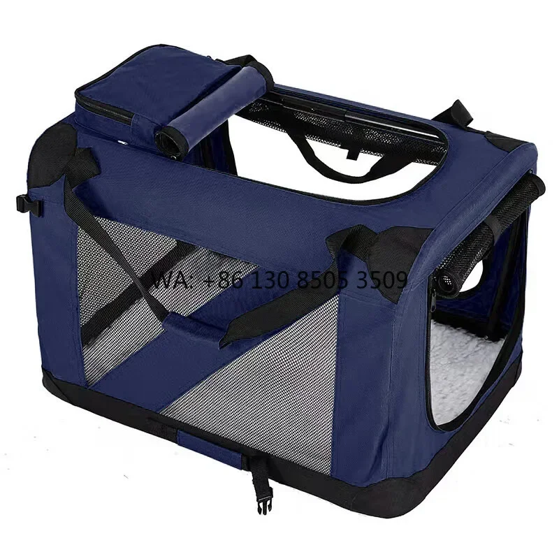 Portable Folding Dog Carrier with Zipper Closure and Solid Pattern Easy to Use and Carry Pet Kennel with Tent for Car Travel
Portable Folding Dog Carrier with Zipper Closure and Solid Pattern Easy to Use and Carry Pet Kennel with Tent for Car Travel