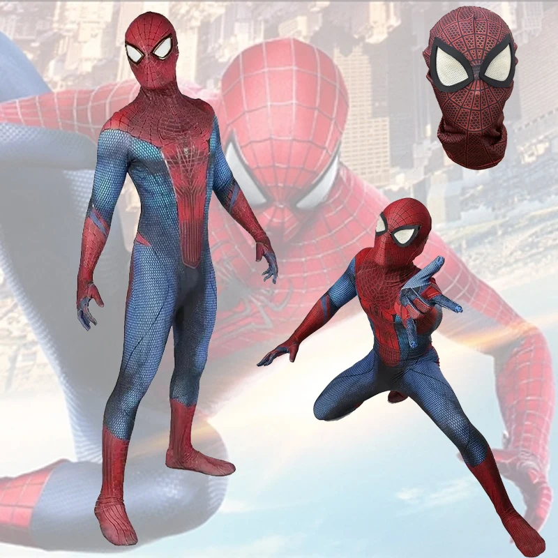The Amazing Spider-Man Cosplay Bodysuit Jumpsuit with Detachable Mask for Halloween Superhero RolePlay Party Comic Con Costume
The Amazing Spider-Man Cosplay Bodysuit Jumpsuit with Detachable Mask for Halloween Superhero RolePlay Party Comic Con Costume