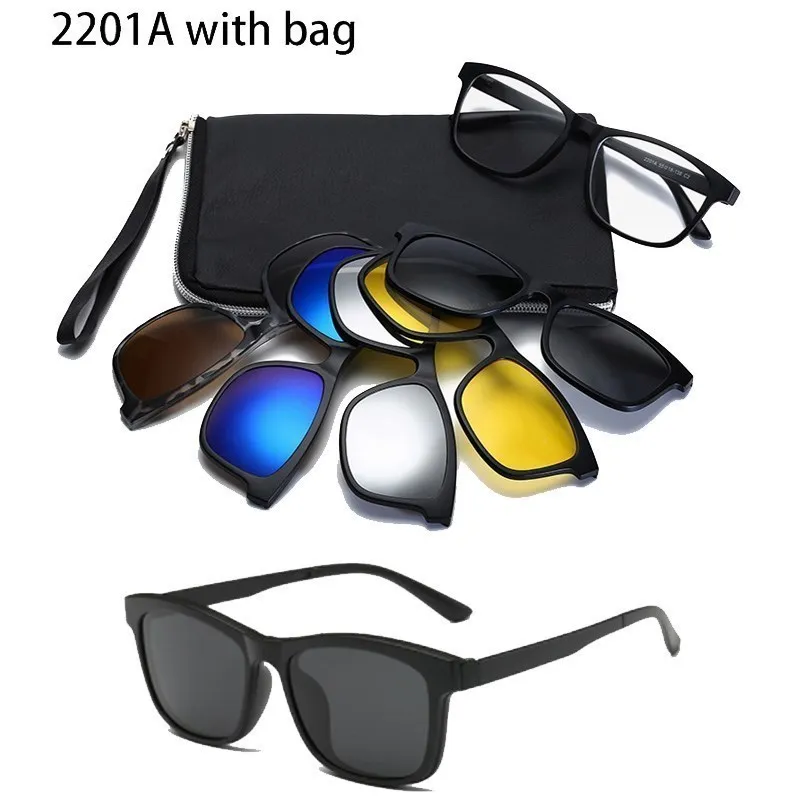 6 In 1 Custom Men Women Polarized Optical Magnetic Sunglasses Clip Magnet Clip on Sunglasses Clip on Sun Glasses Frame
6 In 1 Custom Men Women Polarized Optical Magnetic Sunglasses Clip Magnet Clip on Sunglasses Clip on Sun Glasses Frame