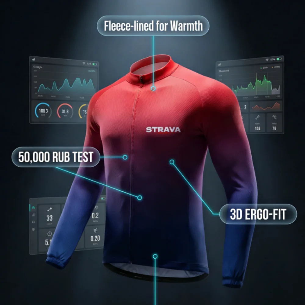 STRAVA Cycling Winter Clothes For Men Bicycle Clothing Set Men's Sportswear Set Bicycle Clothing Cycle Jersey Cycling Pants
STRAVA Cycling Winter Clothes For Men Bicycle Clothing Set Men's Sportswear Set Bicycle Clothing Cycle Jersey Cycling Pants