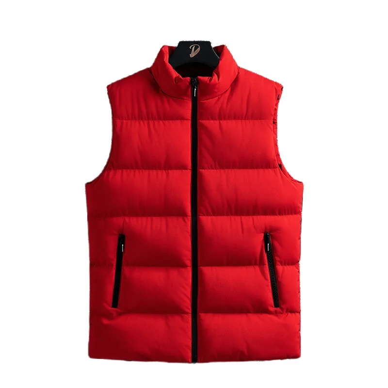 Autumn Winter Waistcoat Man Lightweight Plus Size Sleeveless Vest Stand Collar Zipper Cardigan Casual Solid Color Warm Vest Coat
Autumn Winter Waistcoat Man Lightweight Plus Size Sleeveless Vest Stand Collar Zipper Cardigan Casual Solid Color Warm Vest Coat