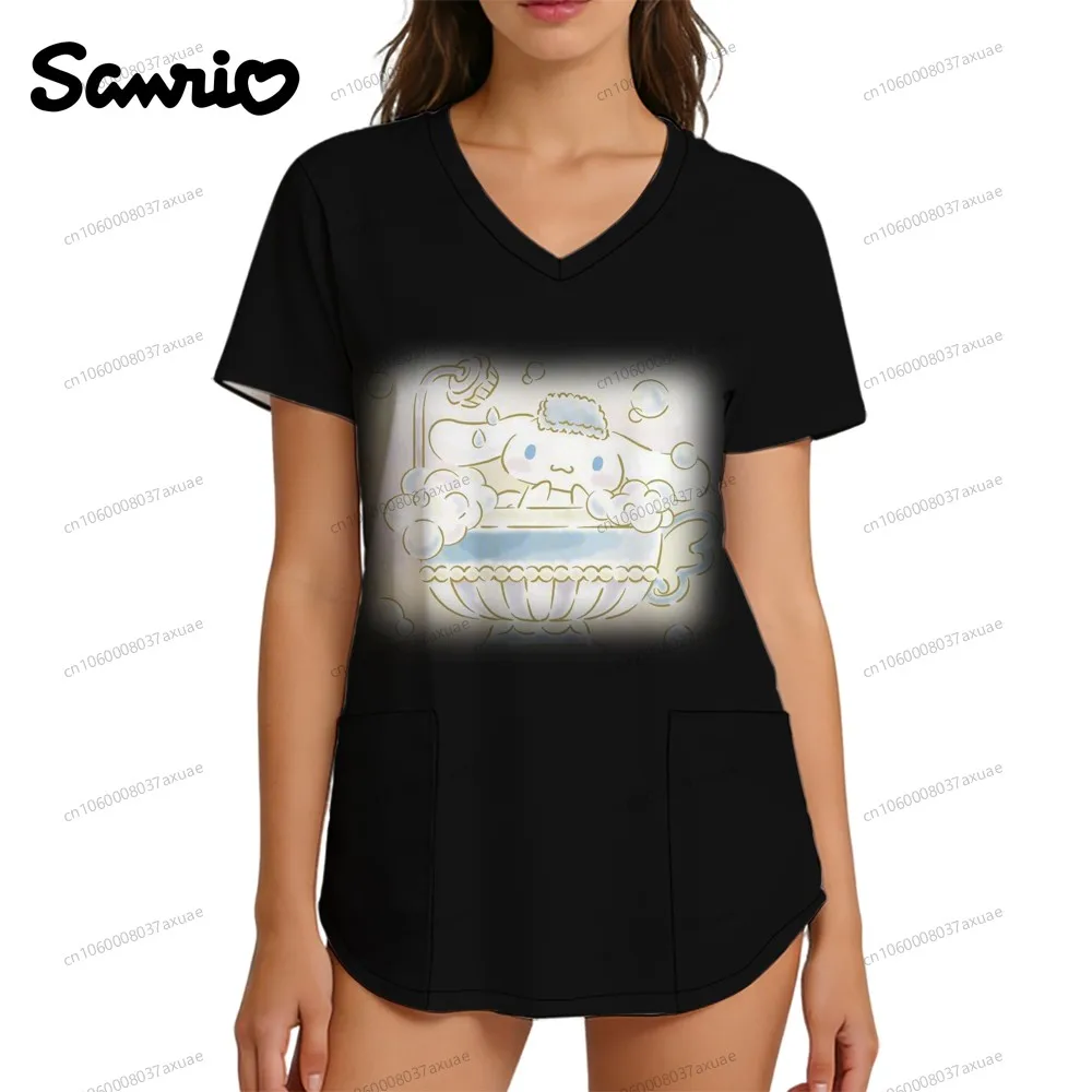 Cute Cartoon Streetwear Clothing Kawaii Women Summer Top 2026 Y2k Tops Women's T-shirts Nurse Uniform New V Neck Polka Dot Woman
Cute Cartoon Streetwear Clothing Kawaii Women Summer Top 2026 Y2k Tops Women's T-shirts Nurse Uniform New V Neck Polka Dot Woman