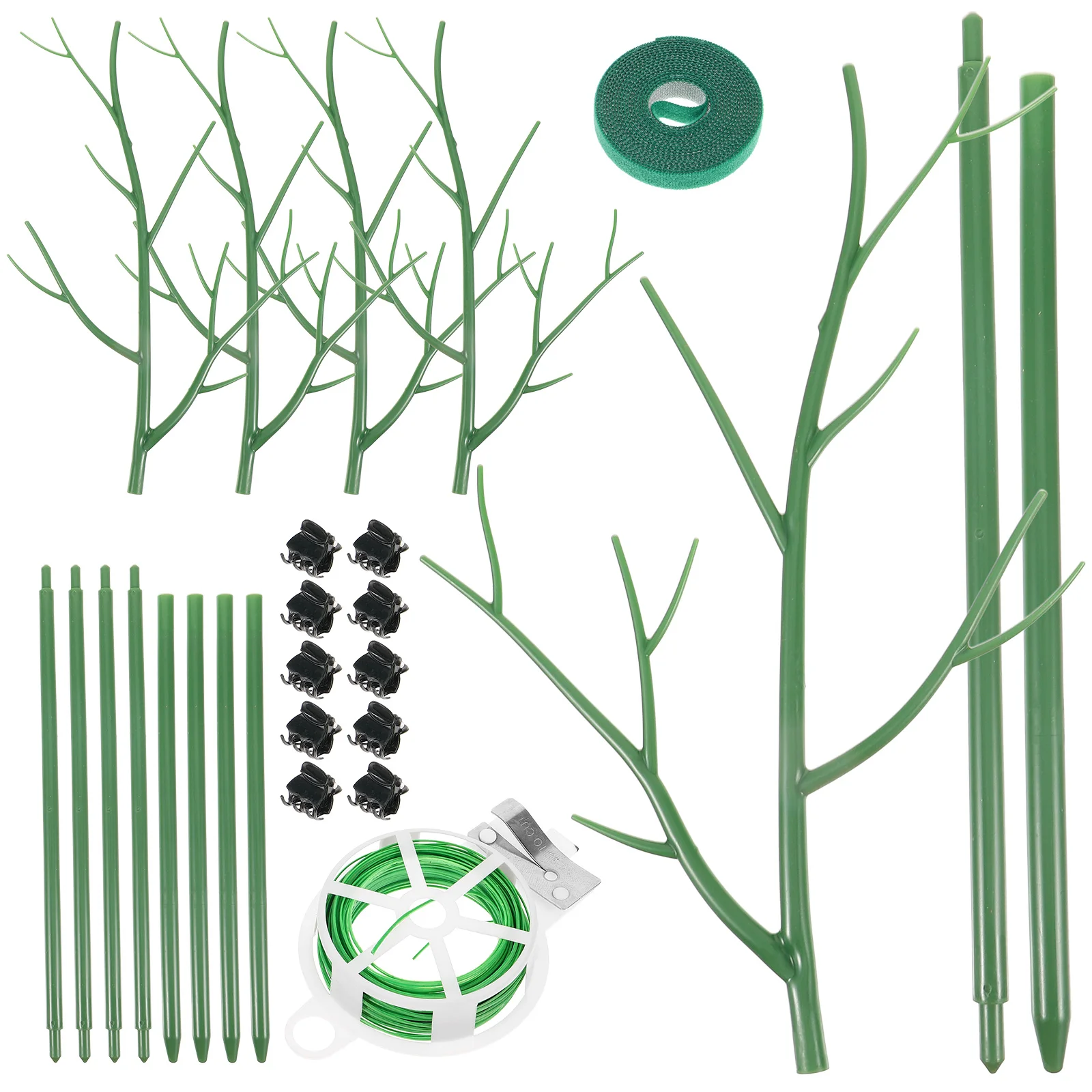 1 set Plant Climbing Support 5 s 10 Clips 1 Tie Potted Plants Outdoor Garden Trellis Vine Pole Small Climbing
1 set Plant Climbing Support 5 s 10 Clips 1 Tie Potted Plants Outdoor Garden Trellis Vine Pole Small Climbing