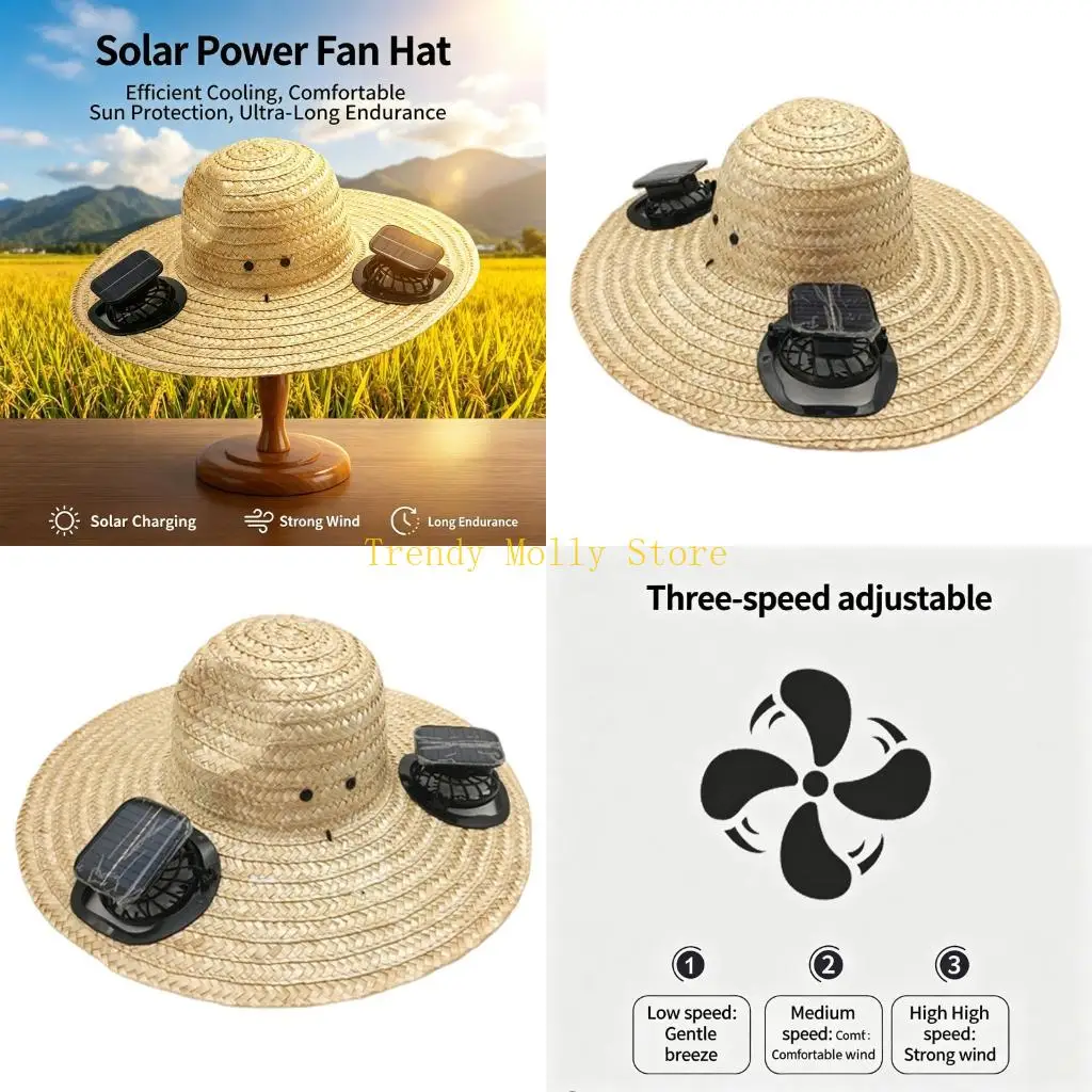 N5KB Solar Charged Sun Hat With Controllable Fan Moisture Wicking Fabric For Gardening Hiking Beach Activity
N5KB Solar Charged Sun Hat With Controllable Fan Moisture Wicking Fabric For Gardening Hiking Beach Activity