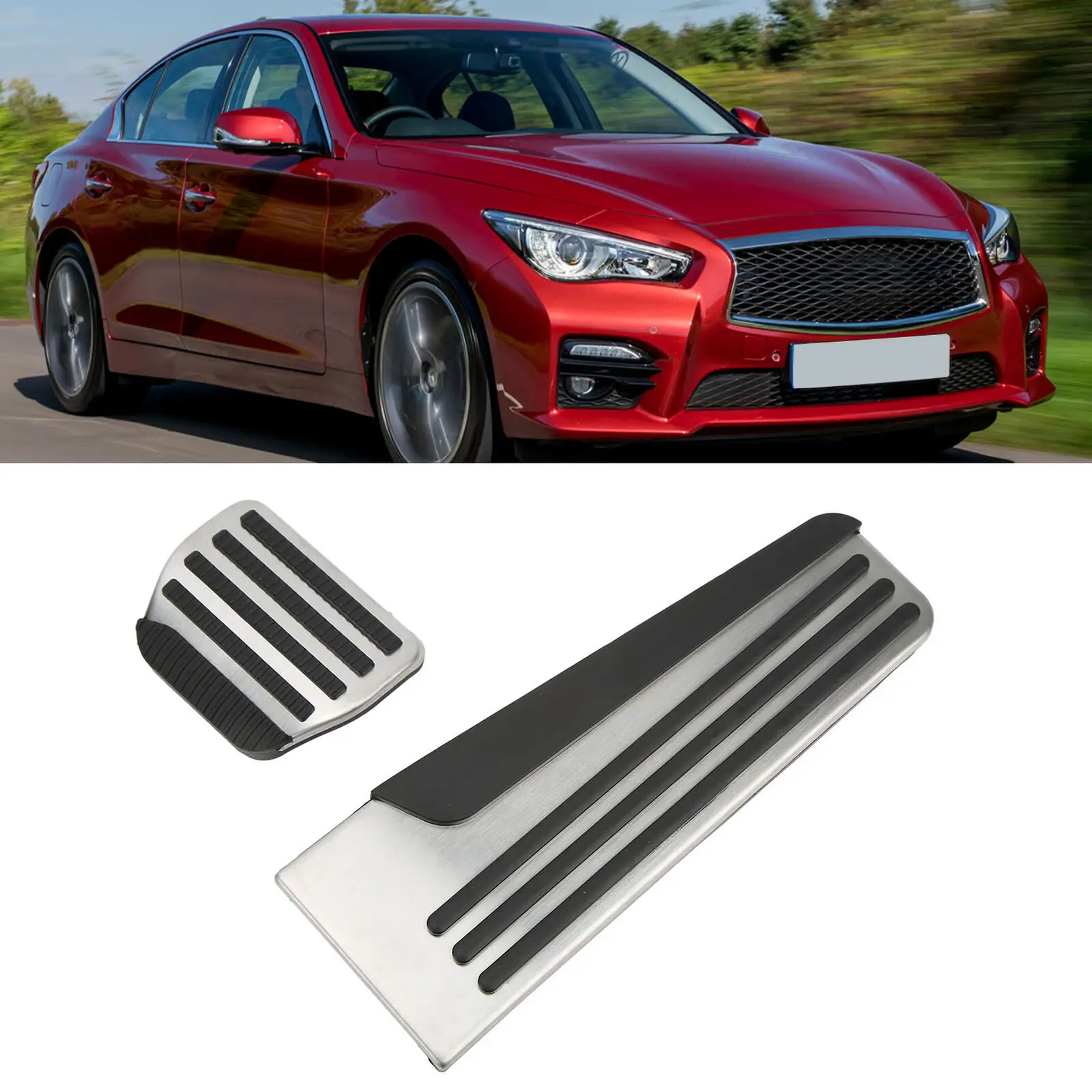 Interior Gas Brake Pedal Pedals Cover For Infiniti Q50 Q50L QX70 Q70 Q60 G35 G37 Fuel Accelerator Brake Pads Decor Accessories
Interior Gas Brake Pedal Pedals Cover For Infiniti Q50 Q50L QX70 Q70 Q60 G35 G37 Fuel Accelerator Brake Pads Decor Accessories